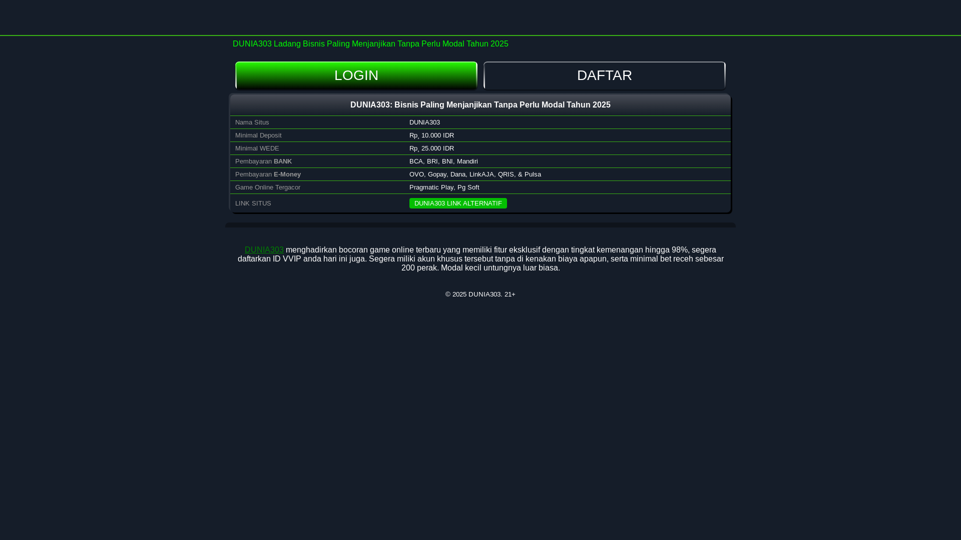website screenshot of https://suksesterus-amp.pages.dev/