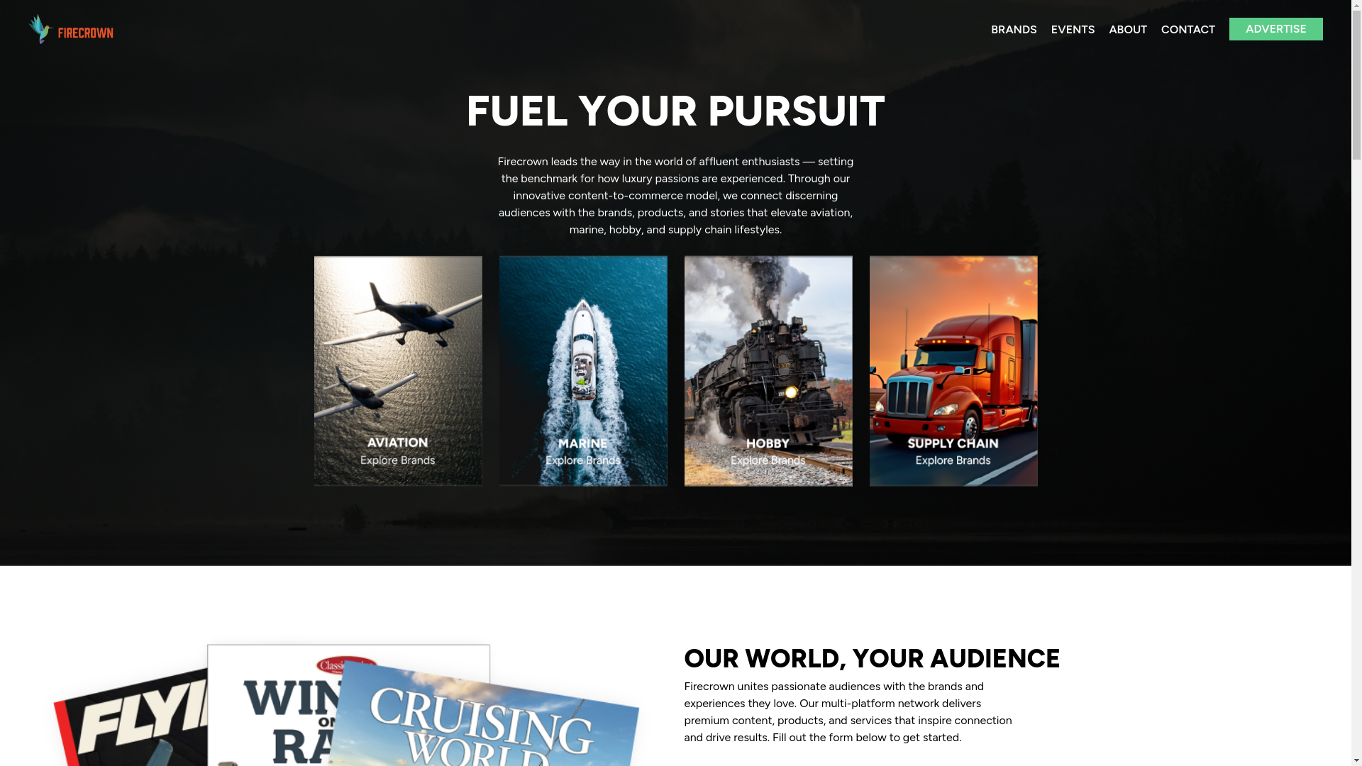 website screenshot of https://mediafirecrown.com/
