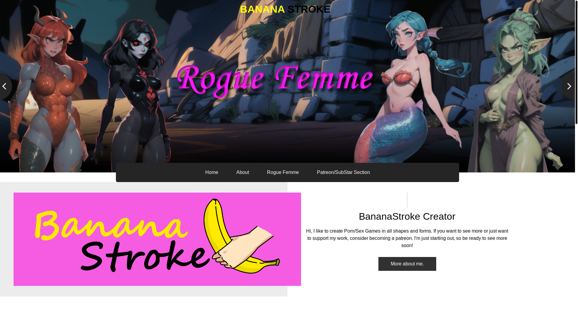 website screenshot of https://bananastroke.pages.dev/