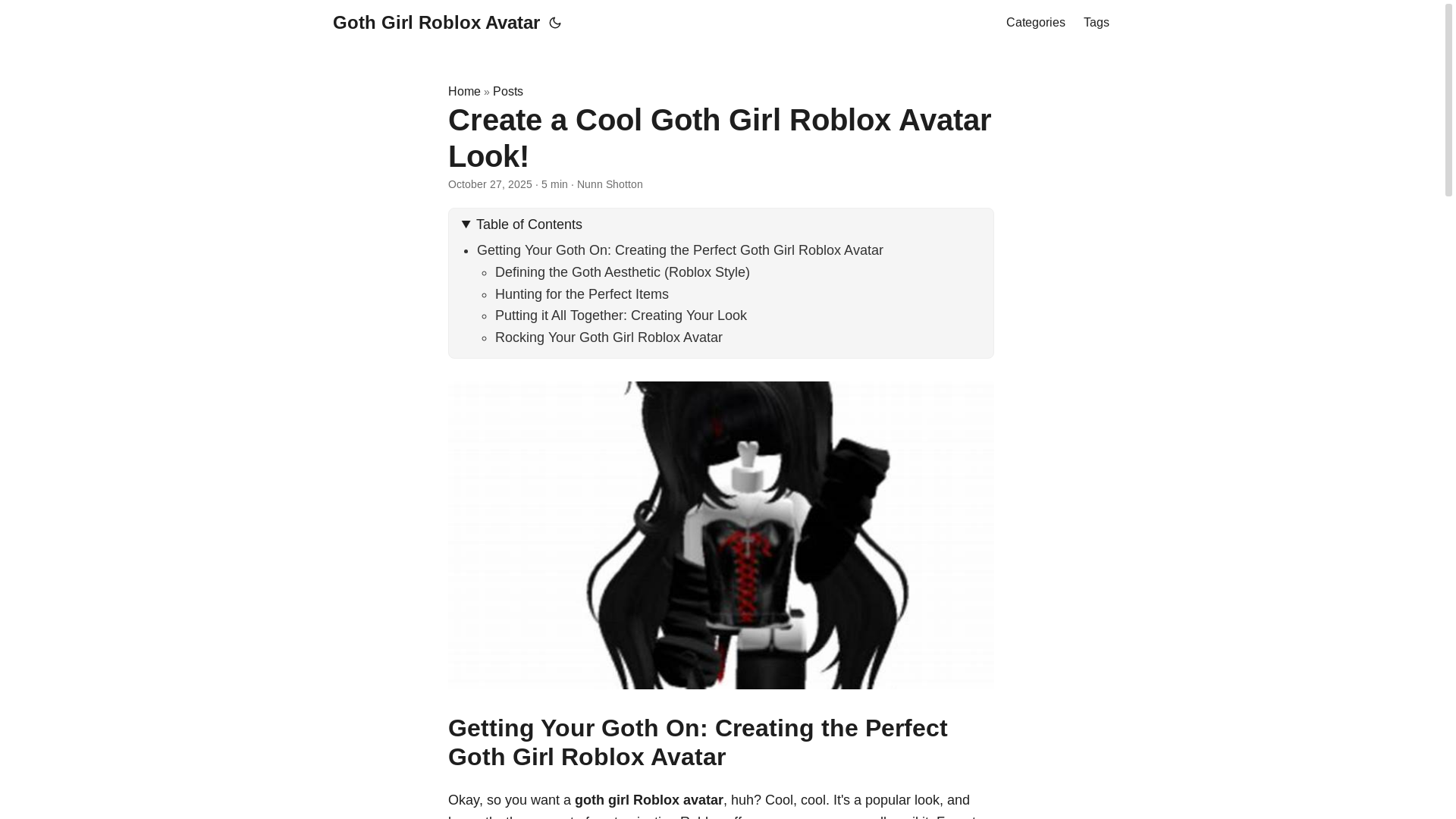 website screenshot of https://goth-girl-roblox-avatar.pages.dev/