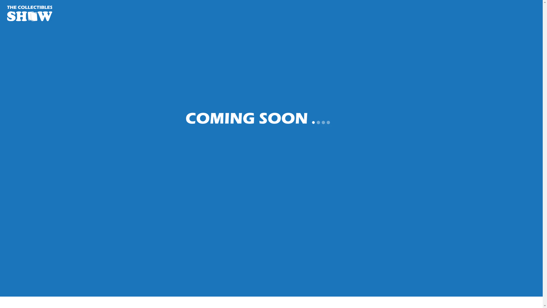 website screenshot of https://thecollectiblesshow.gr/