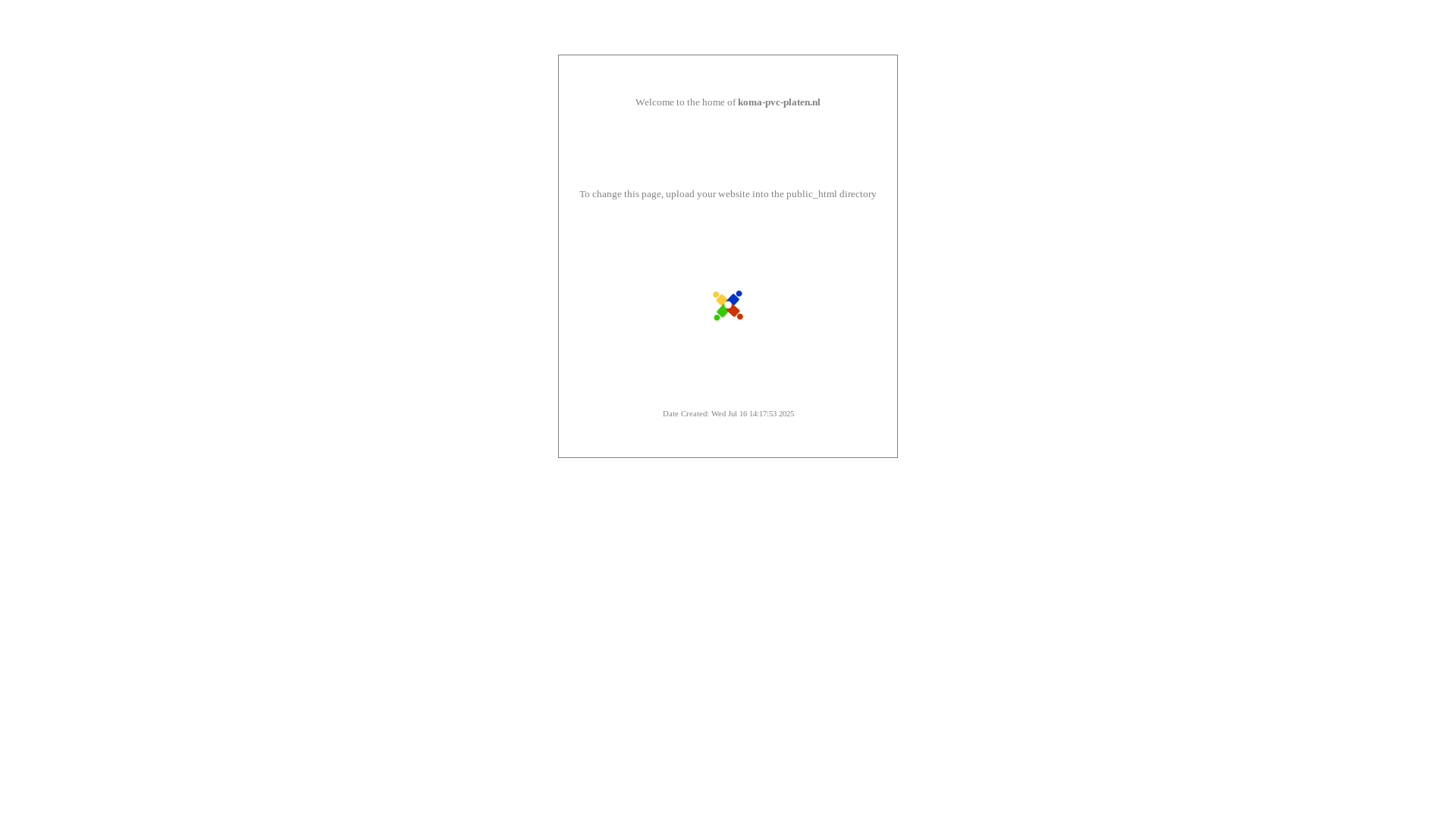 website screenshot of https://koma-pvc-platen.nl/