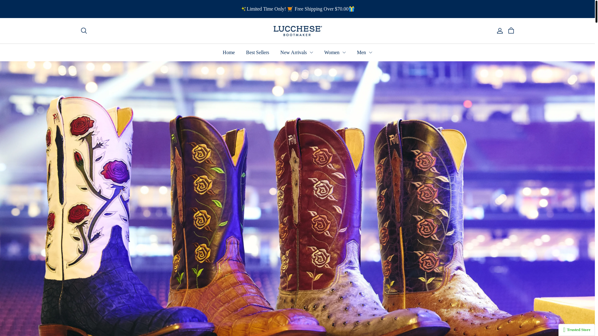 website screenshot of https://lucheseofficial.shop/