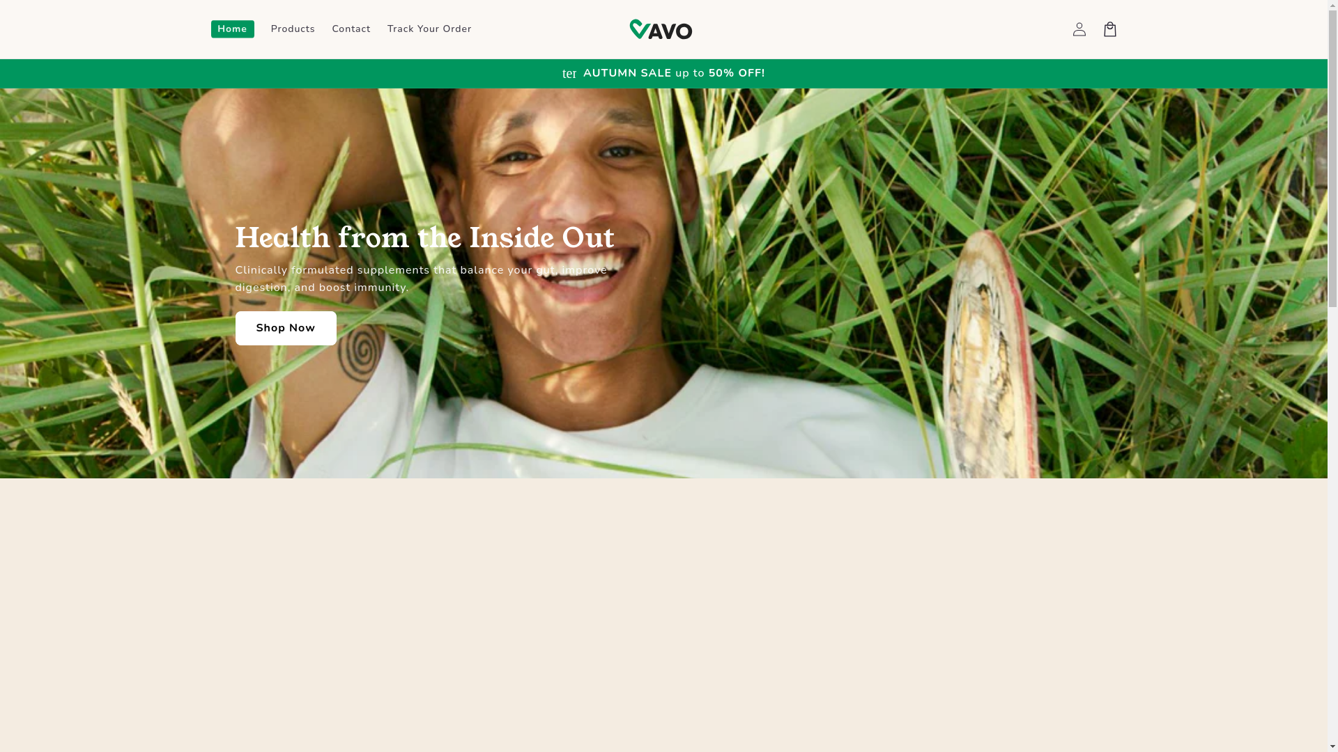 website screenshot of https://vavohealth.com/