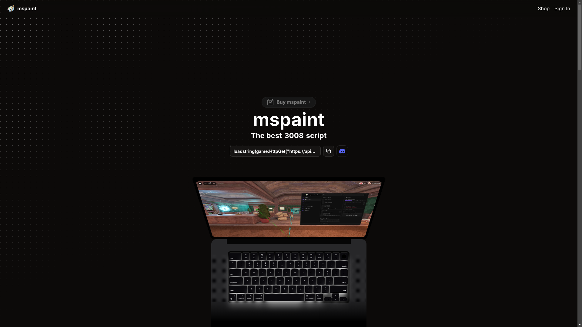 website screenshot of https://mspaint.cc/