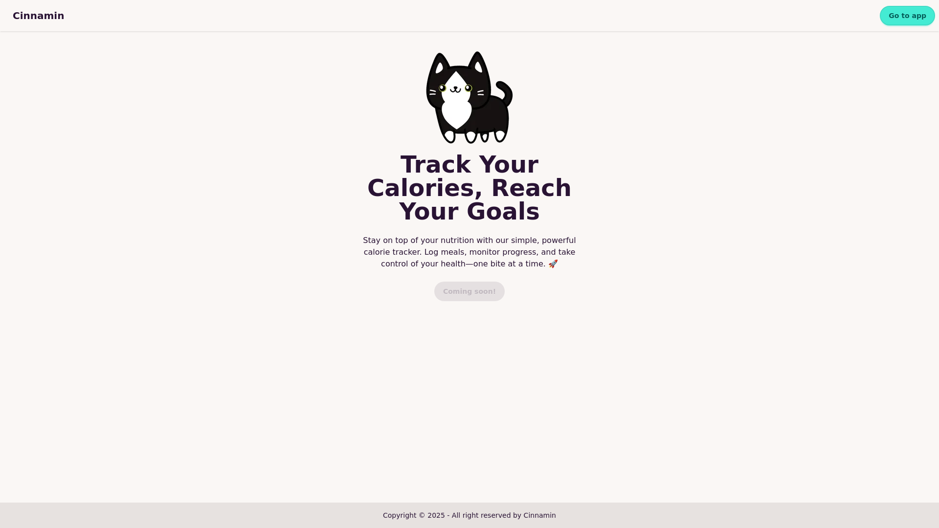 website screenshot of https://cinnamin-site.pages.dev/