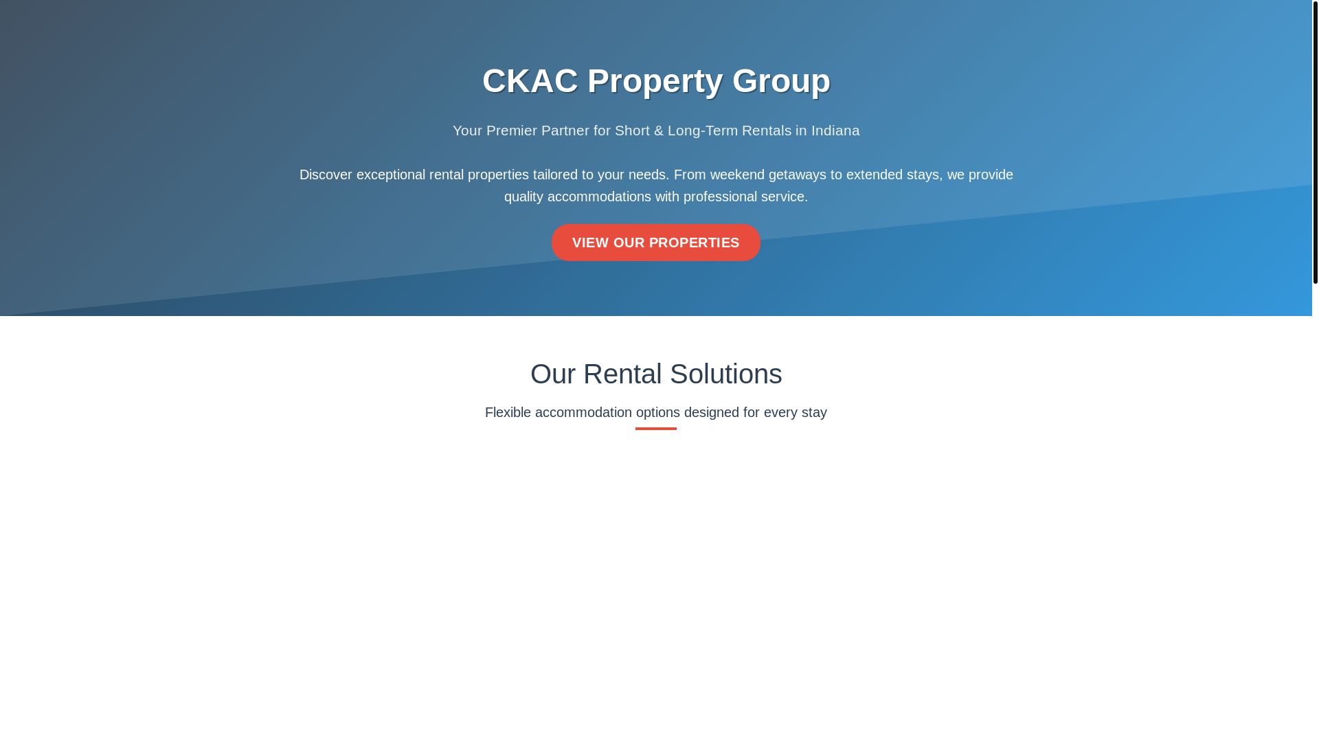 website screenshot of https://ckacpropertygroup.com/