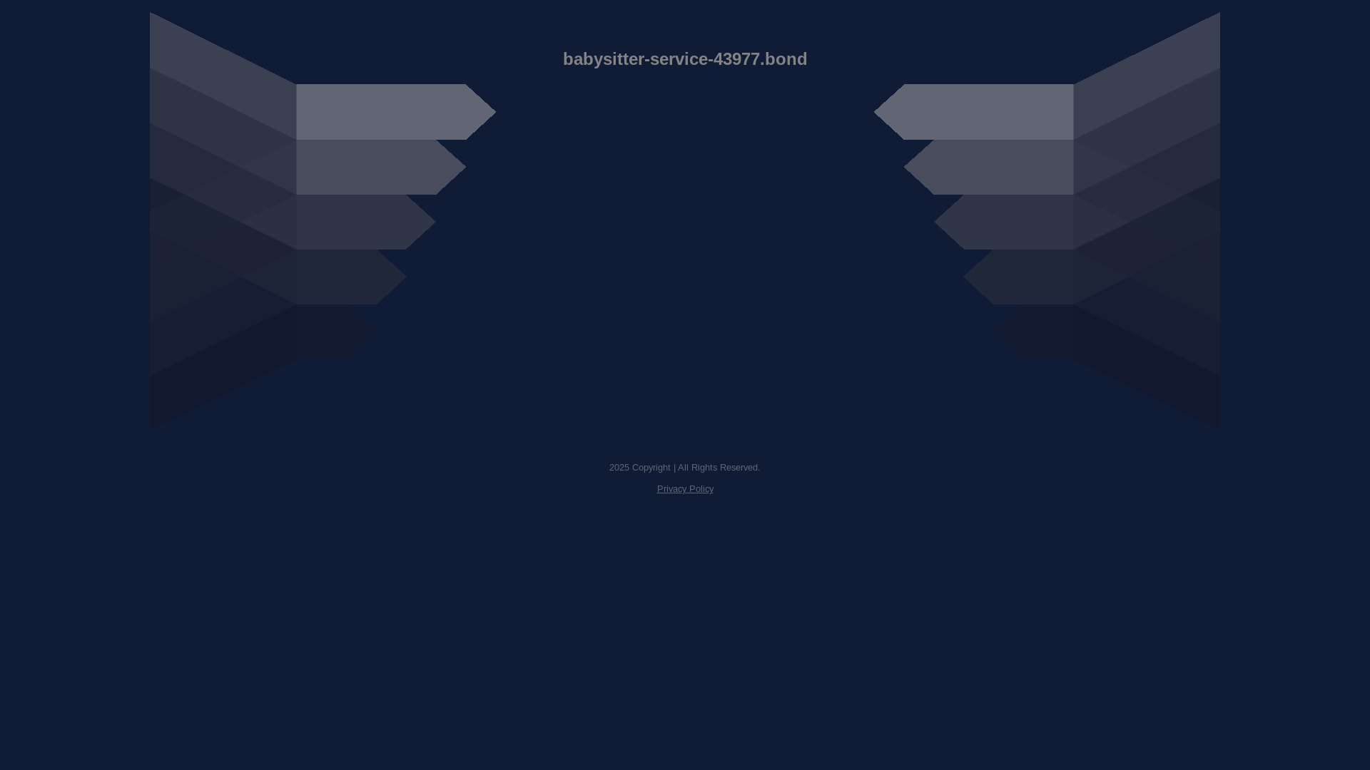 website screenshot of https://babysitter-service-43977.bond/