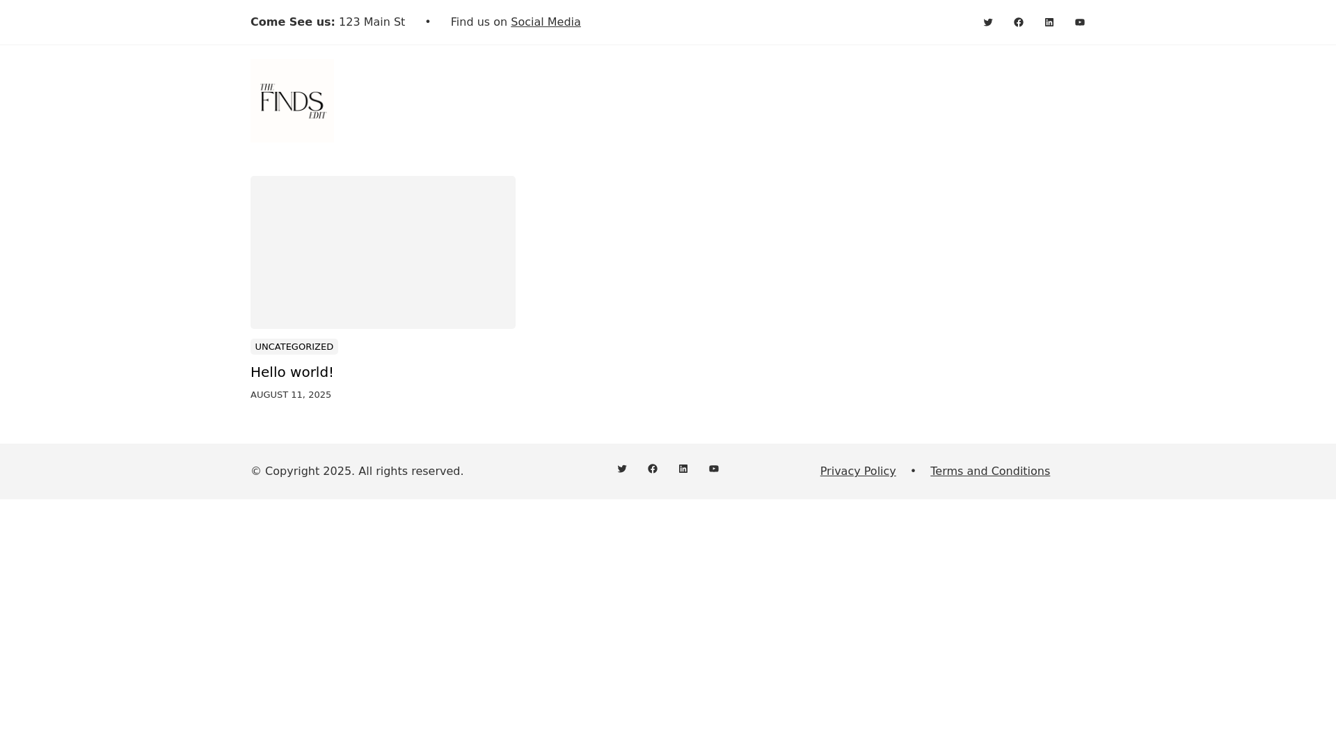 website screenshot of https://thefindsedit.com/