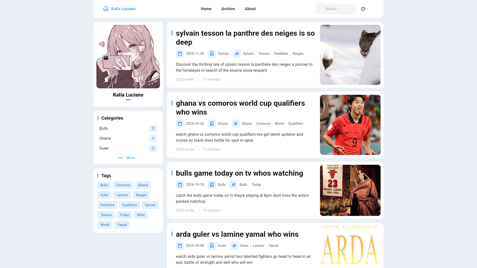 website screenshot of https://katia-luciano.pages.dev/