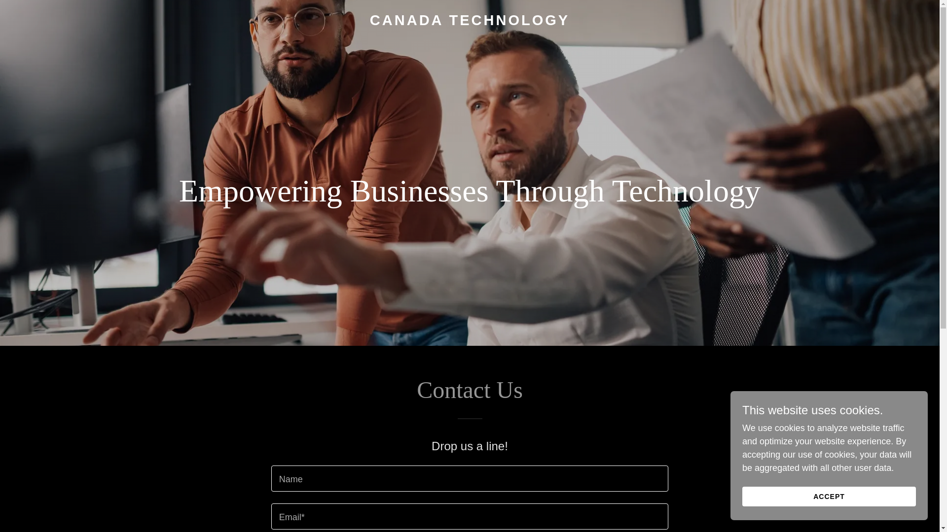 website screenshot of https://candatechnology.com/