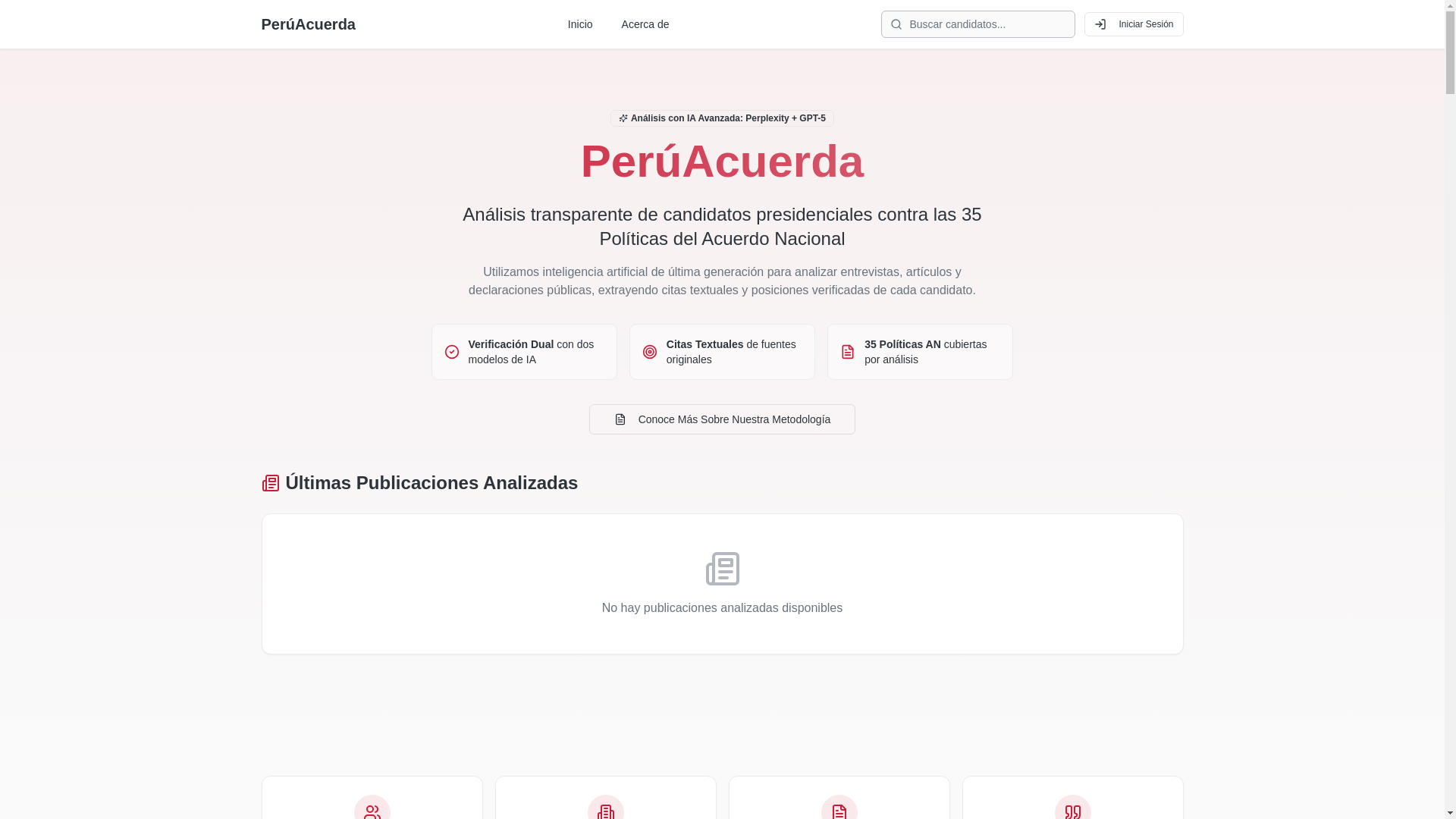 website screenshot of https://peruacuerda.pe/