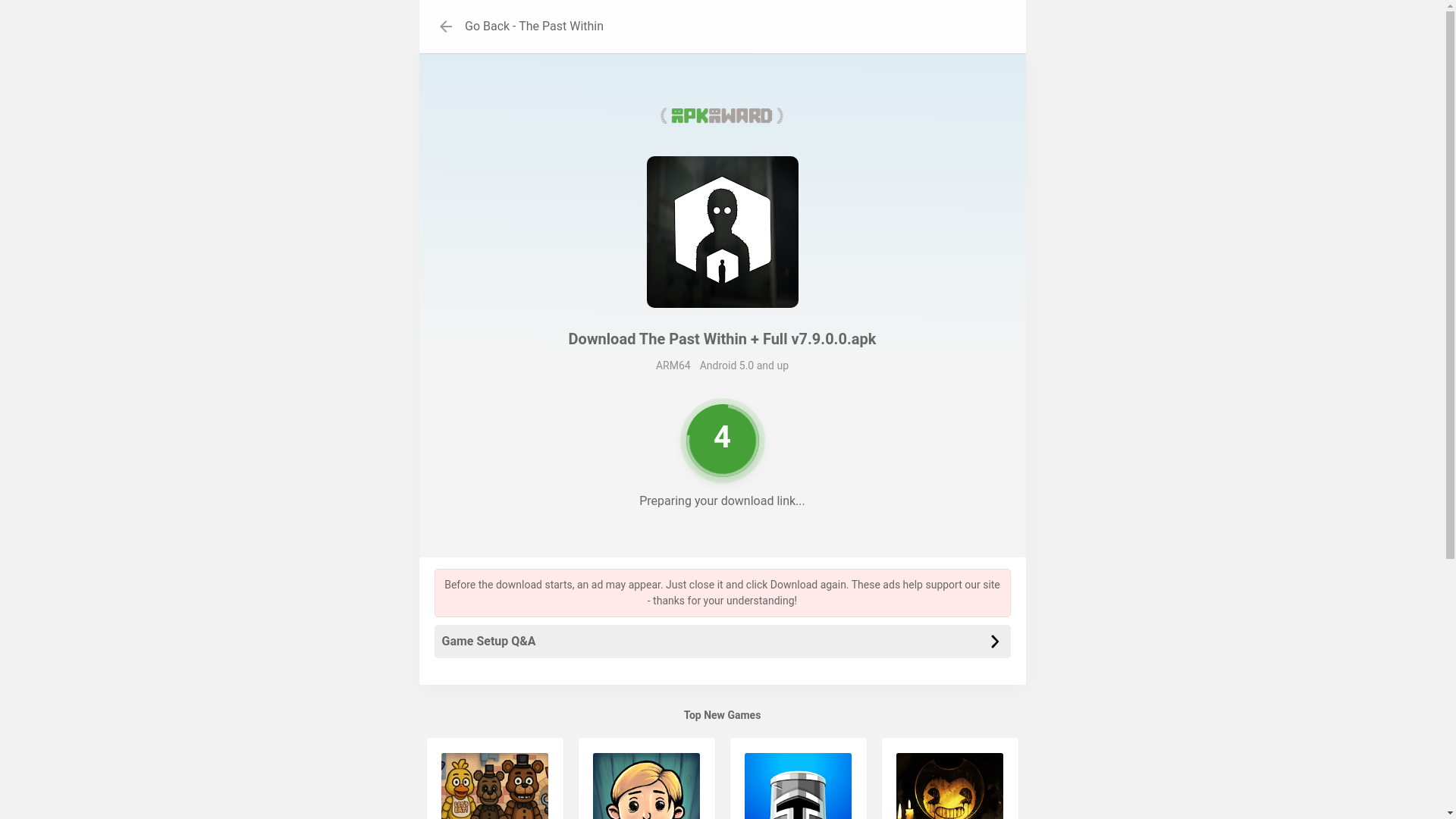 website screenshot of https://apkaward.com/dwapk?pid=5983