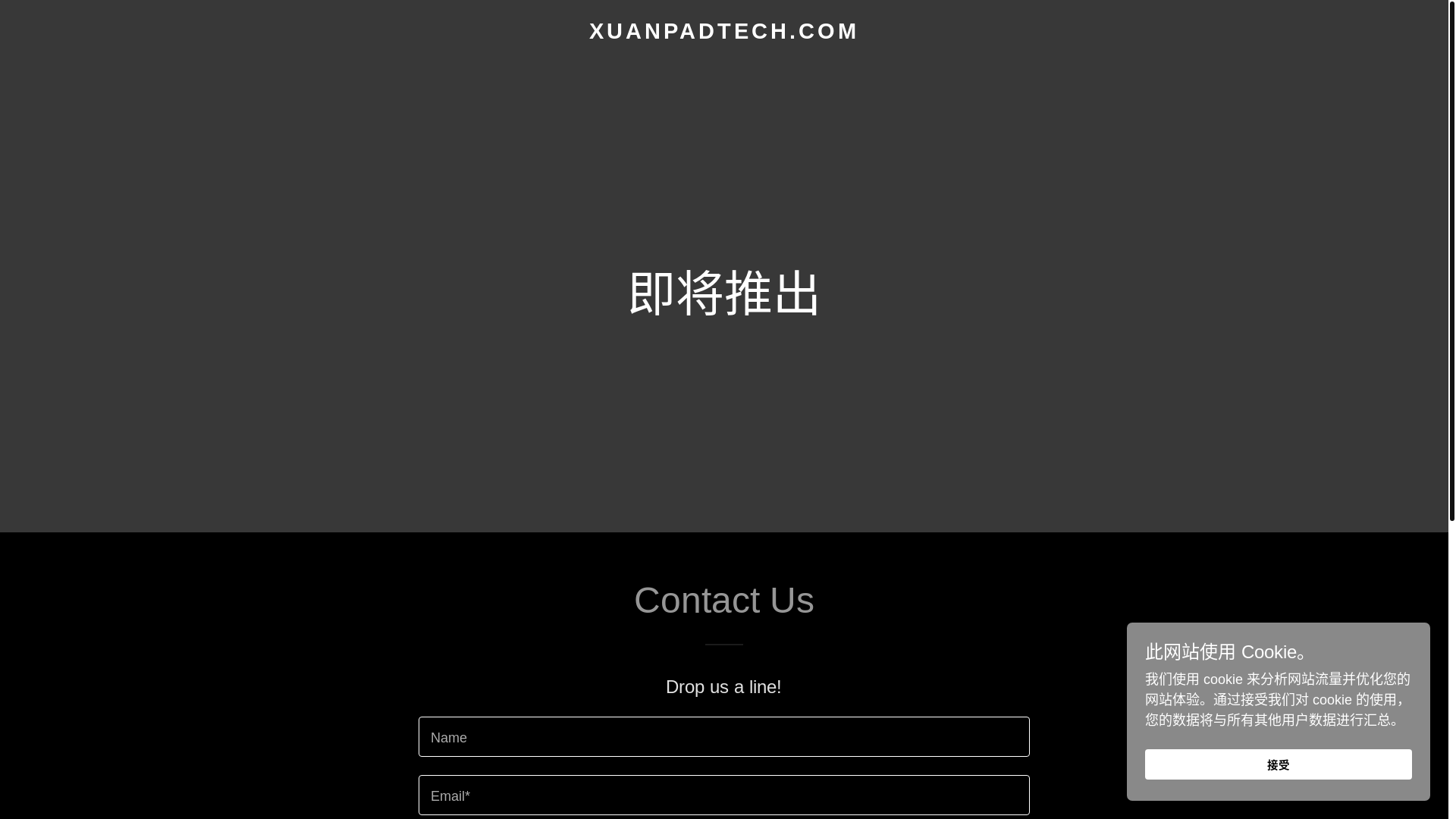 website screenshot of https://xuanpadtech.com/