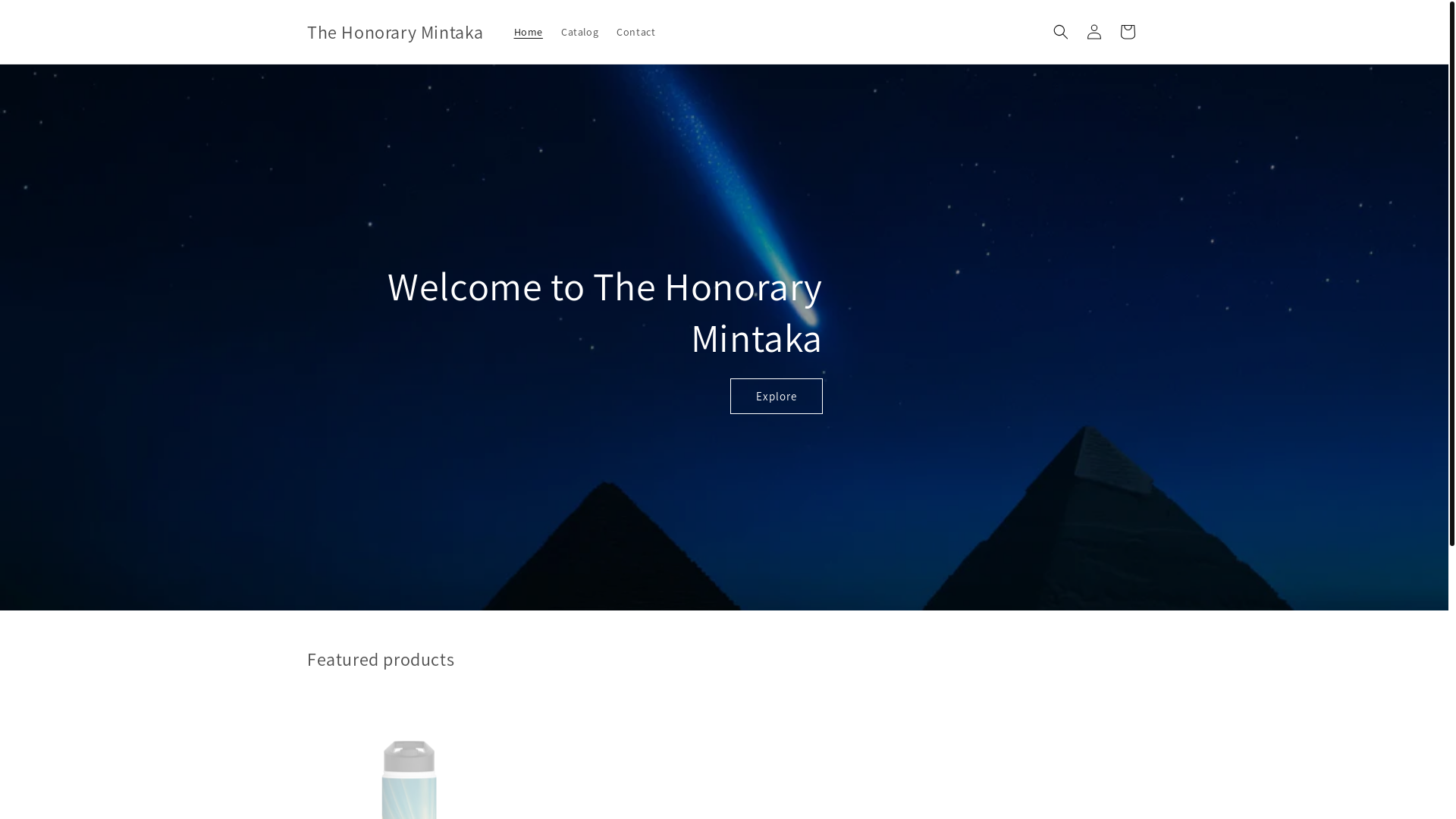 website screenshot of https://thehonorarymintaka.org/