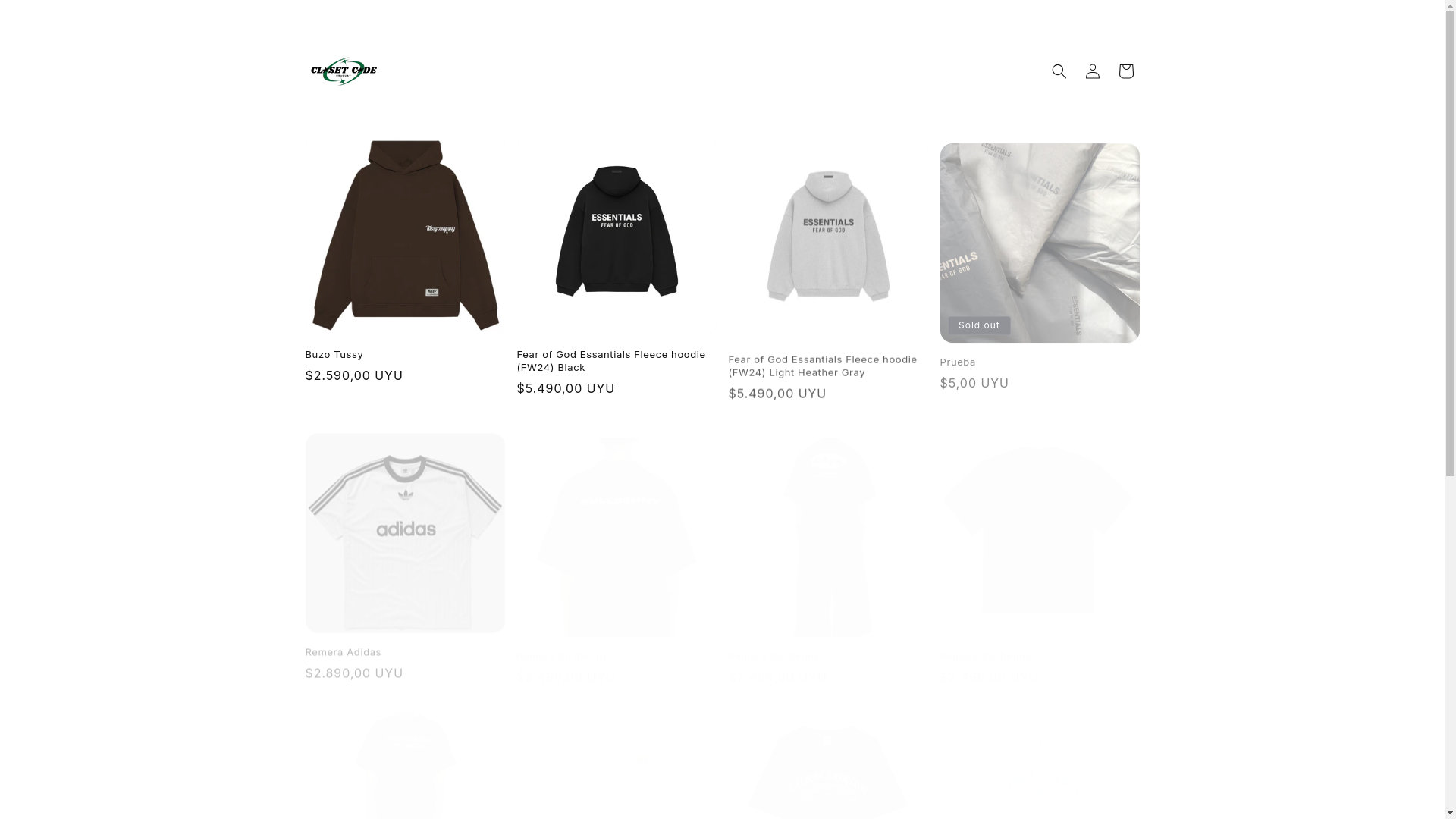 website screenshot of https://closetcodeuy.com/
