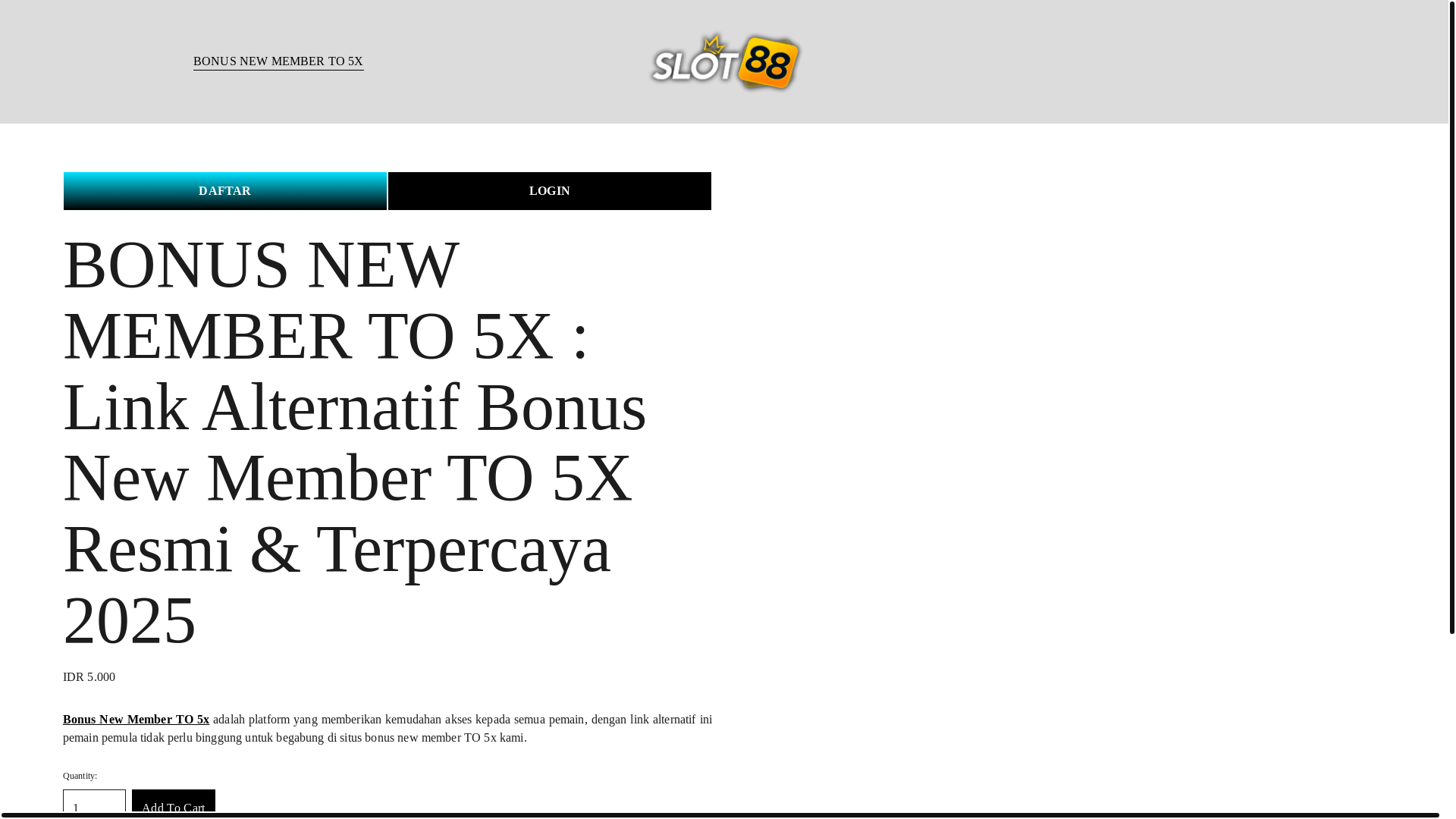 website screenshot of https://bonusnewmemberto5x.pages.dev/