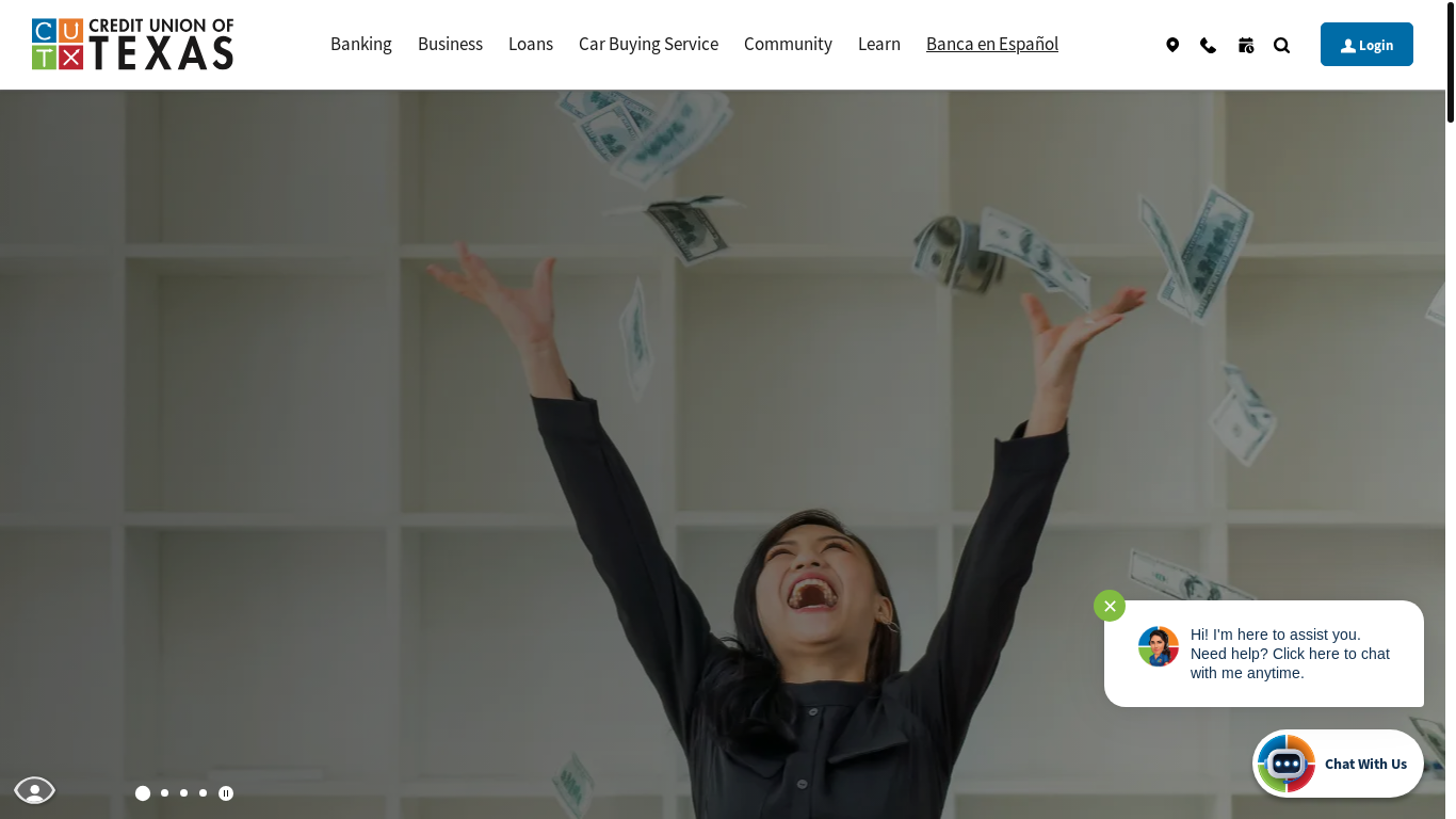 website screenshot of https://cutx.org/