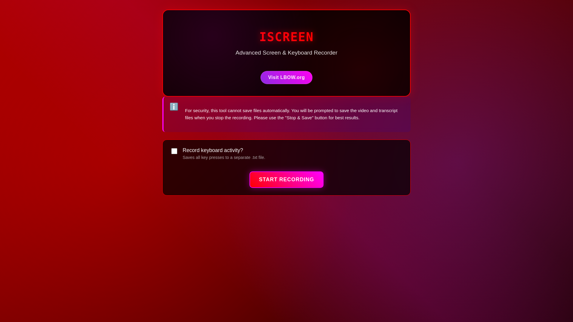 website screenshot of https://iscreen.work/