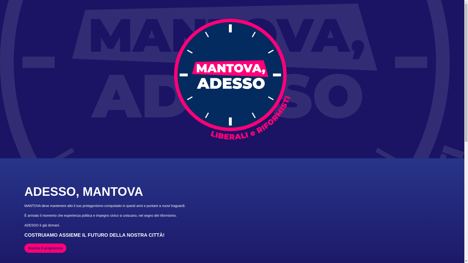 website screenshot of https://mantovadesso.it/