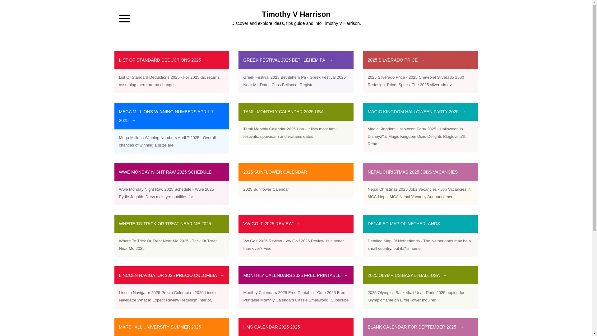 website screenshot of https://timothyvharrisonr.pages.dev/