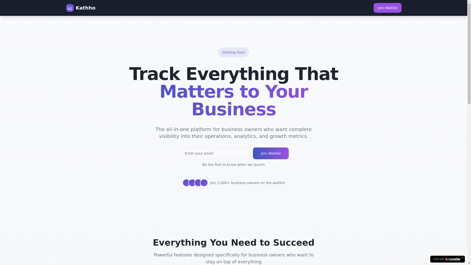 website screenshot of https://kathho.com/