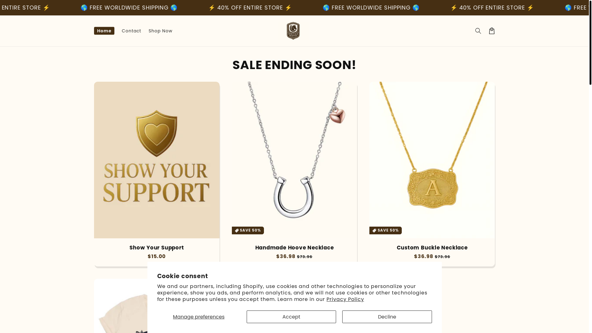 website screenshot of https://mycountrythreads.com/