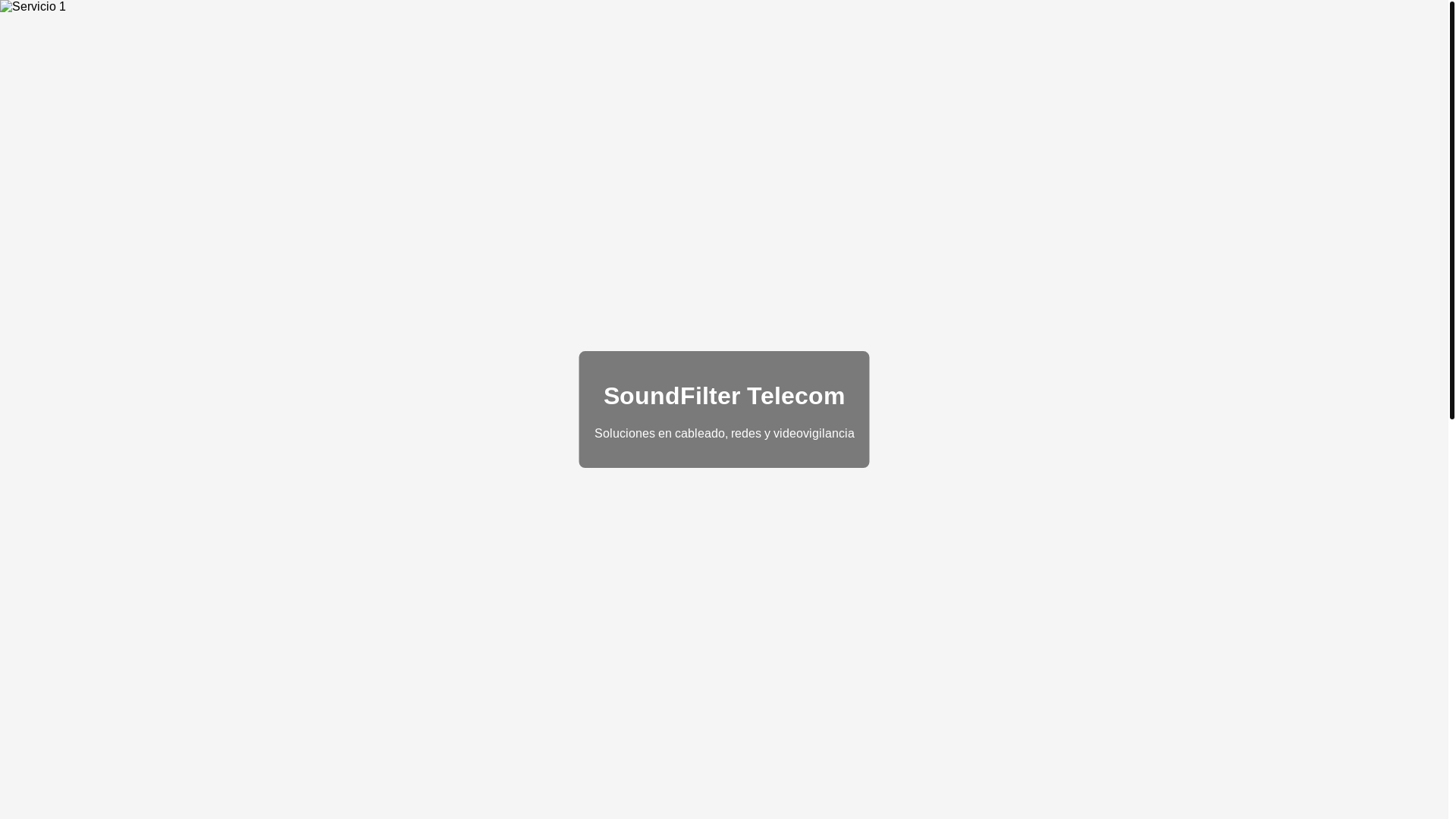 website screenshot of https://soundfiltertelecom.pages.dev/
