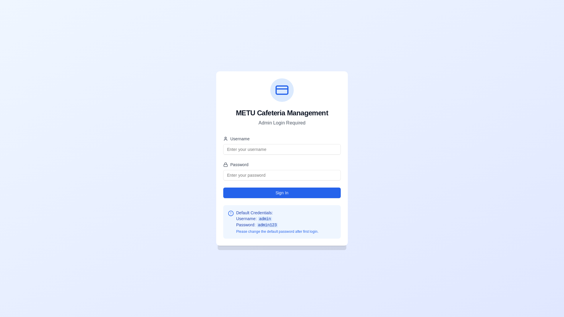 website screenshot of https://yemekhane-admin.pages.dev/