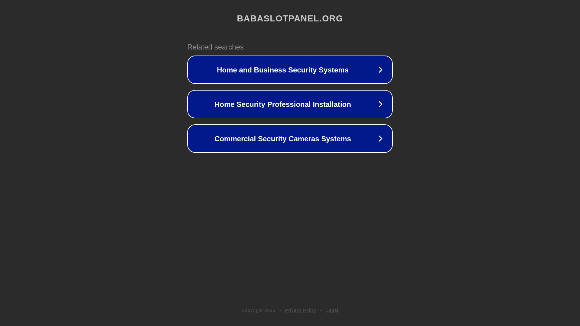 website screenshot of https://babaslotpanel.org/