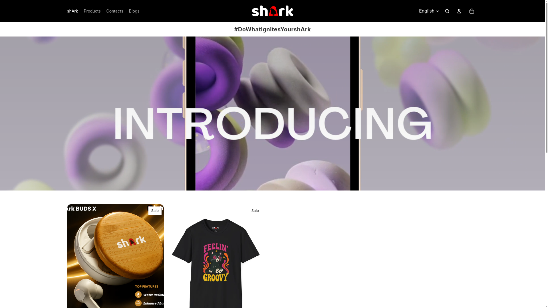 website screenshot of https://sharklyf.com/
