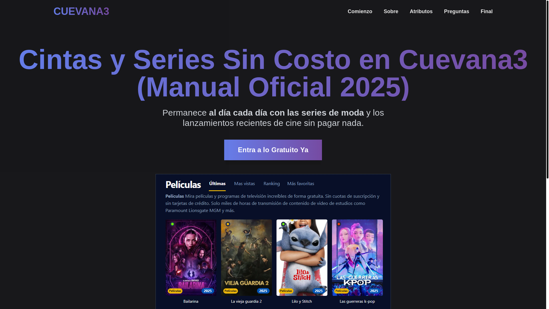 website screenshot of https://cuevana3-vre4.pages.dev/