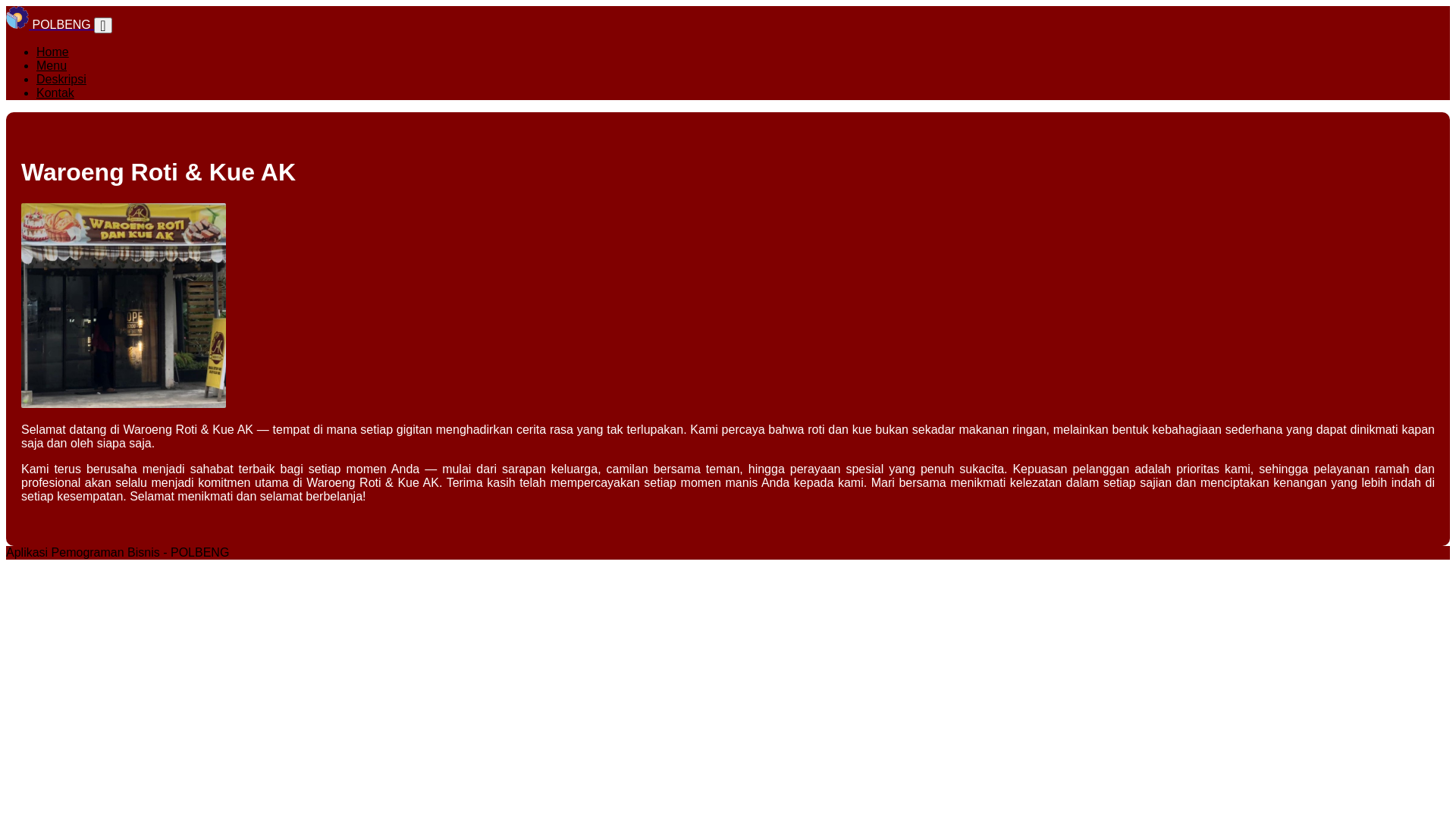 website screenshot of https://donatyunita.web.id/