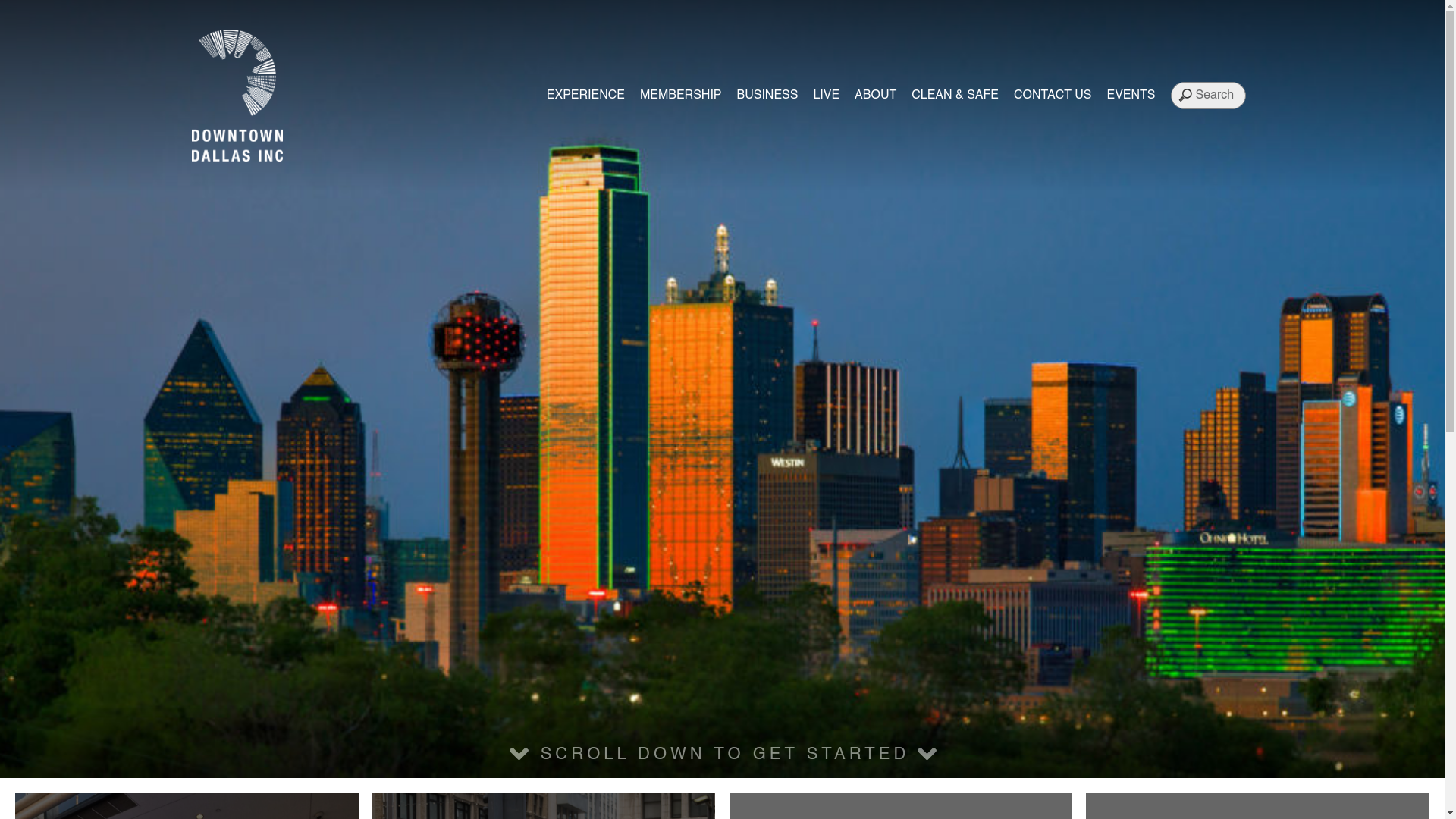 website screenshot of https://downtowndallas.com/