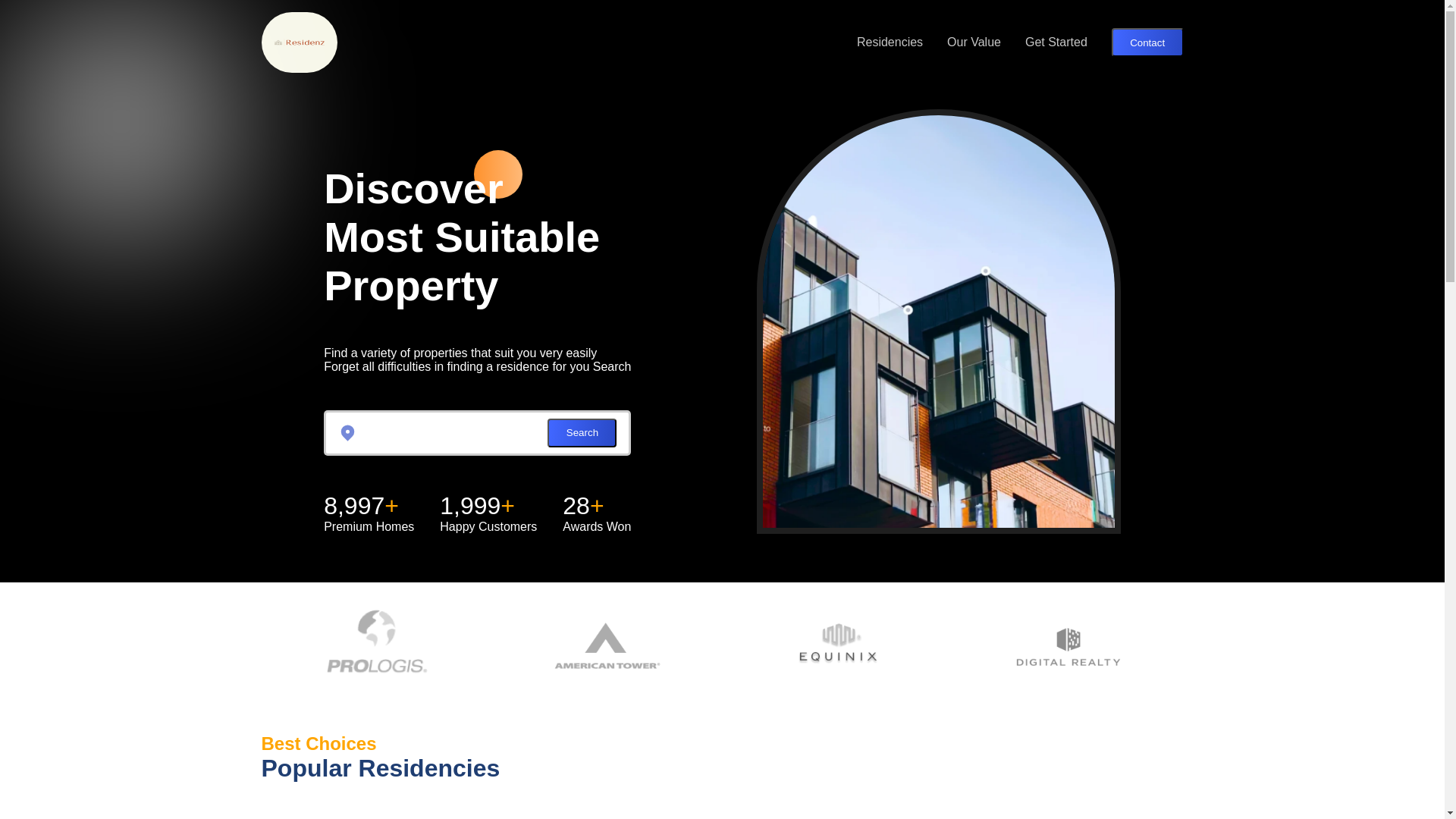 website screenshot of https://realestatefrontend-2wb.pages.dev/