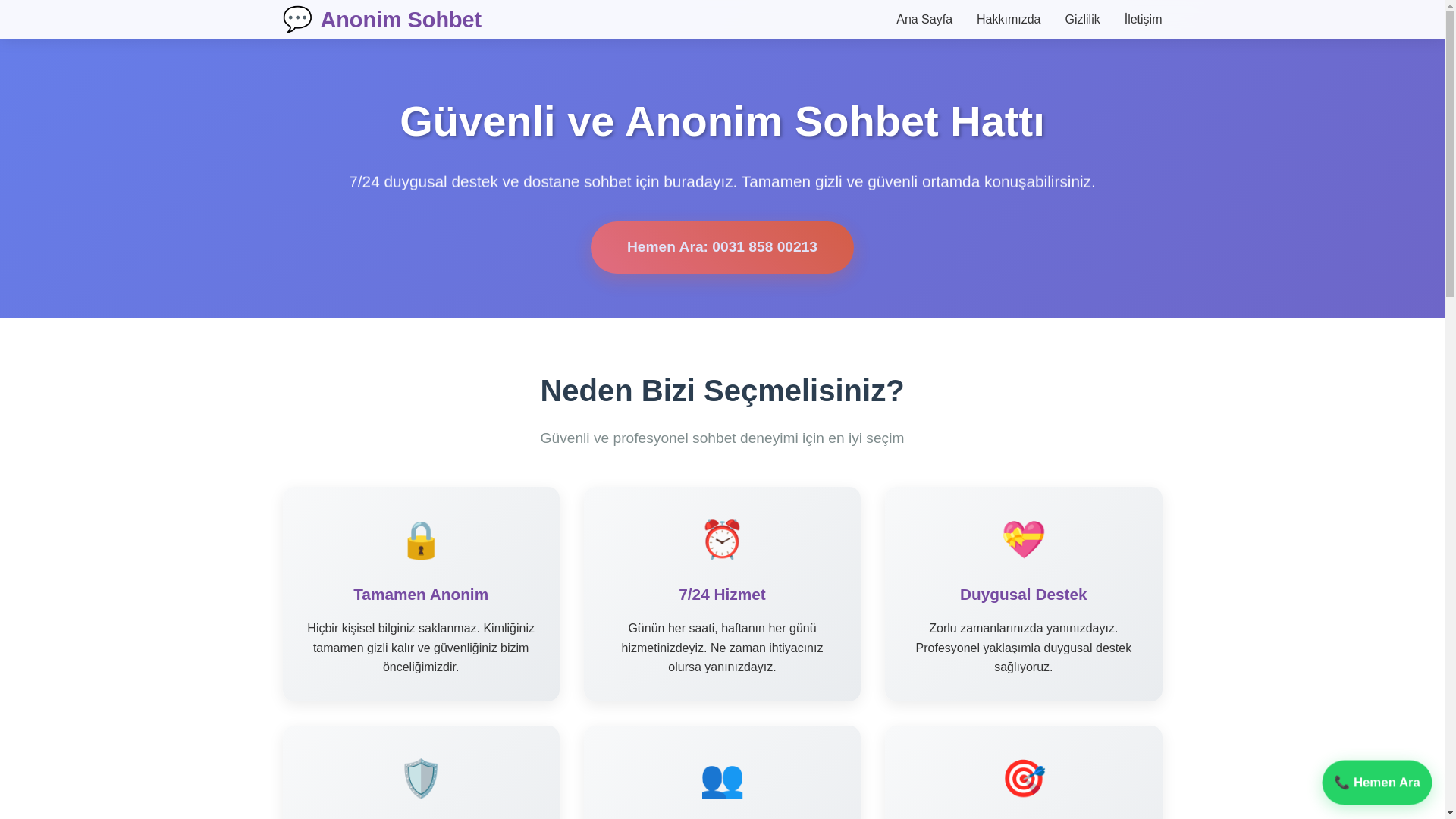 website screenshot of https://canlisohbet45.pages.dev/