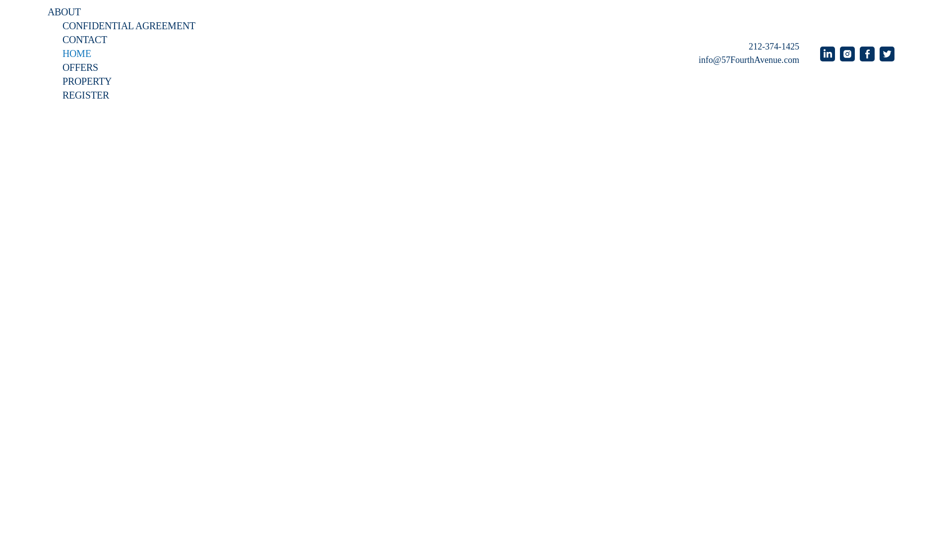 website screenshot of https://landinnyc.com/