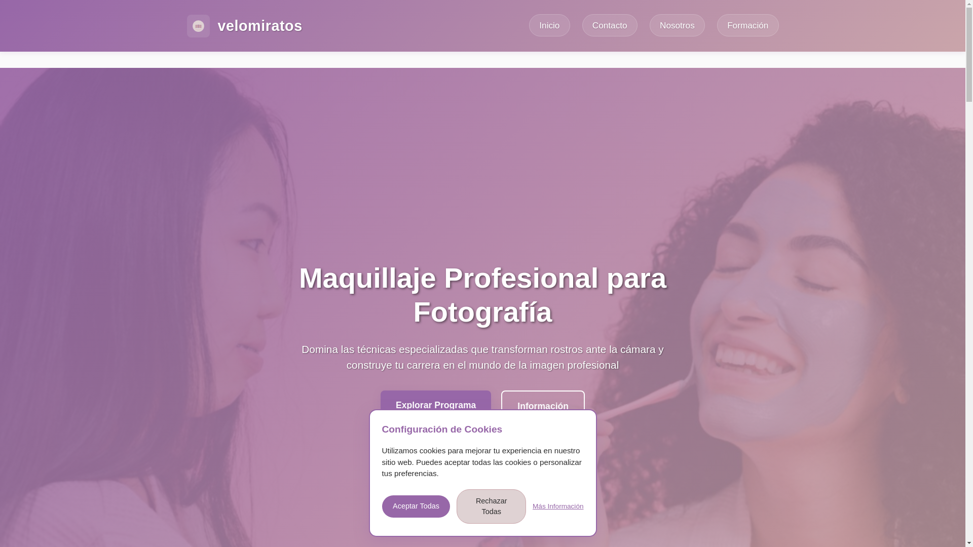website screenshot of https://velomiratos.sbs/