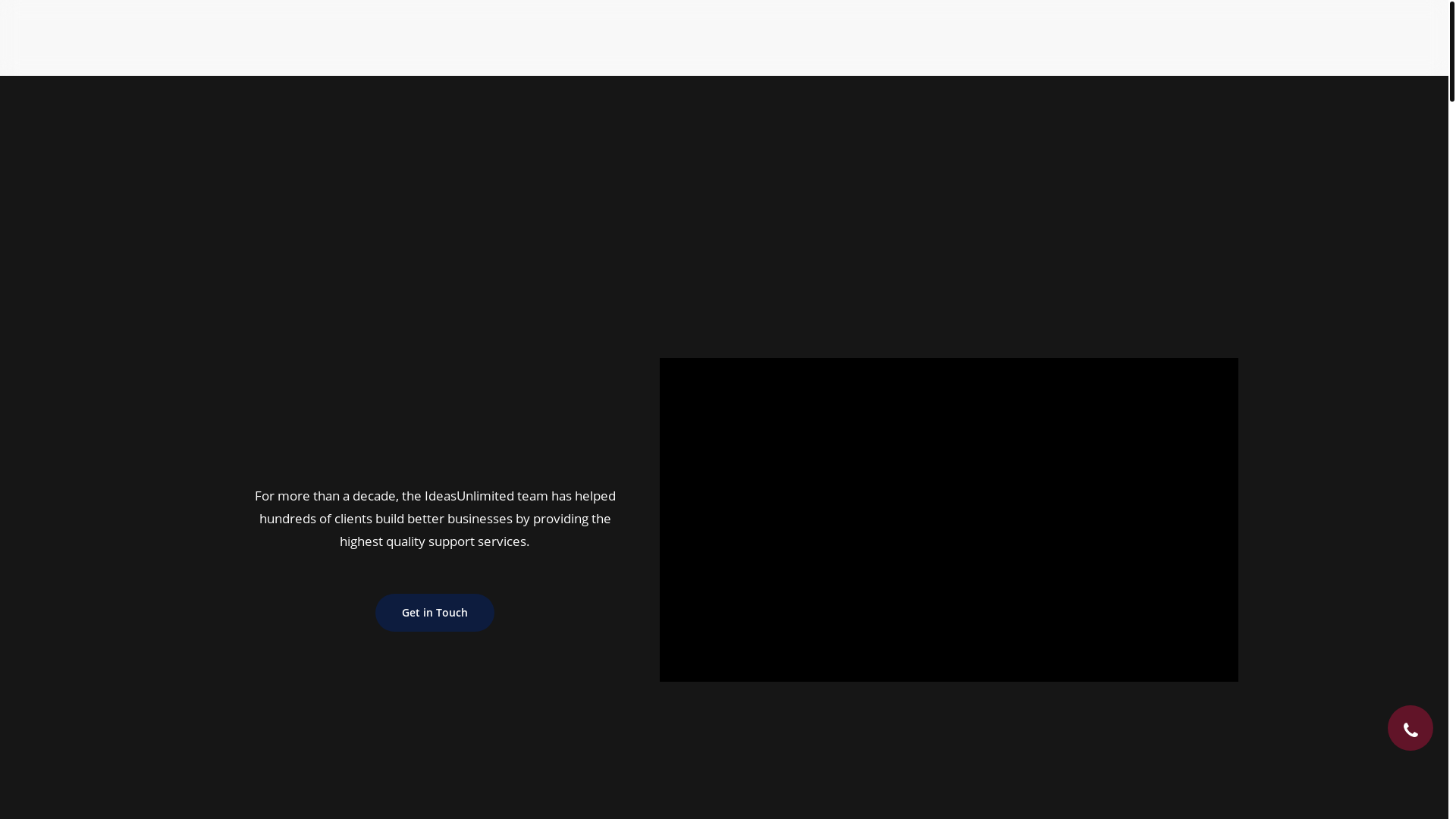 website screenshot of https://ideasunlimitedonlineglobal.com/