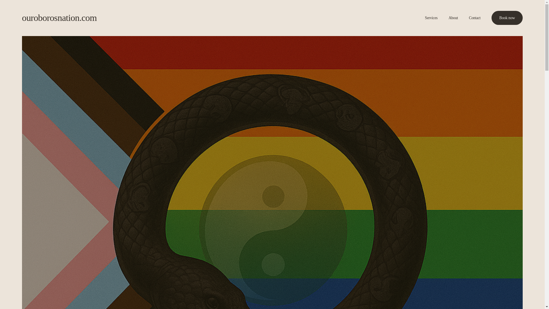 website screenshot of https://ouroborosnation.com/