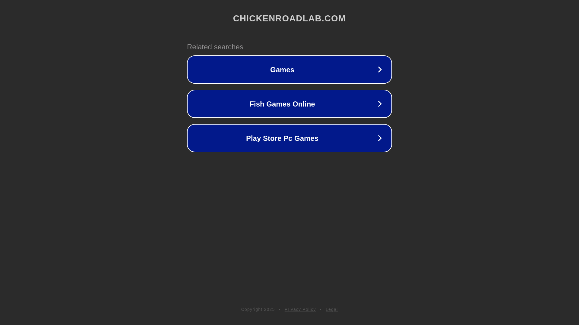 website screenshot of https://chickenroadlab.com/