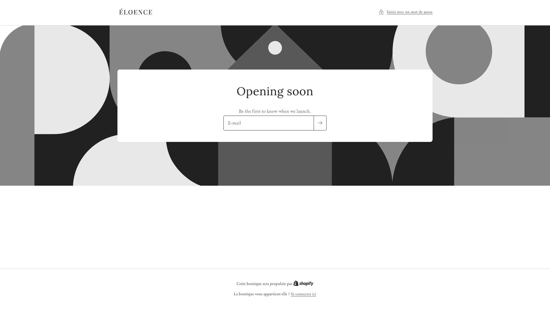 website screenshot of https://eloence.fr/