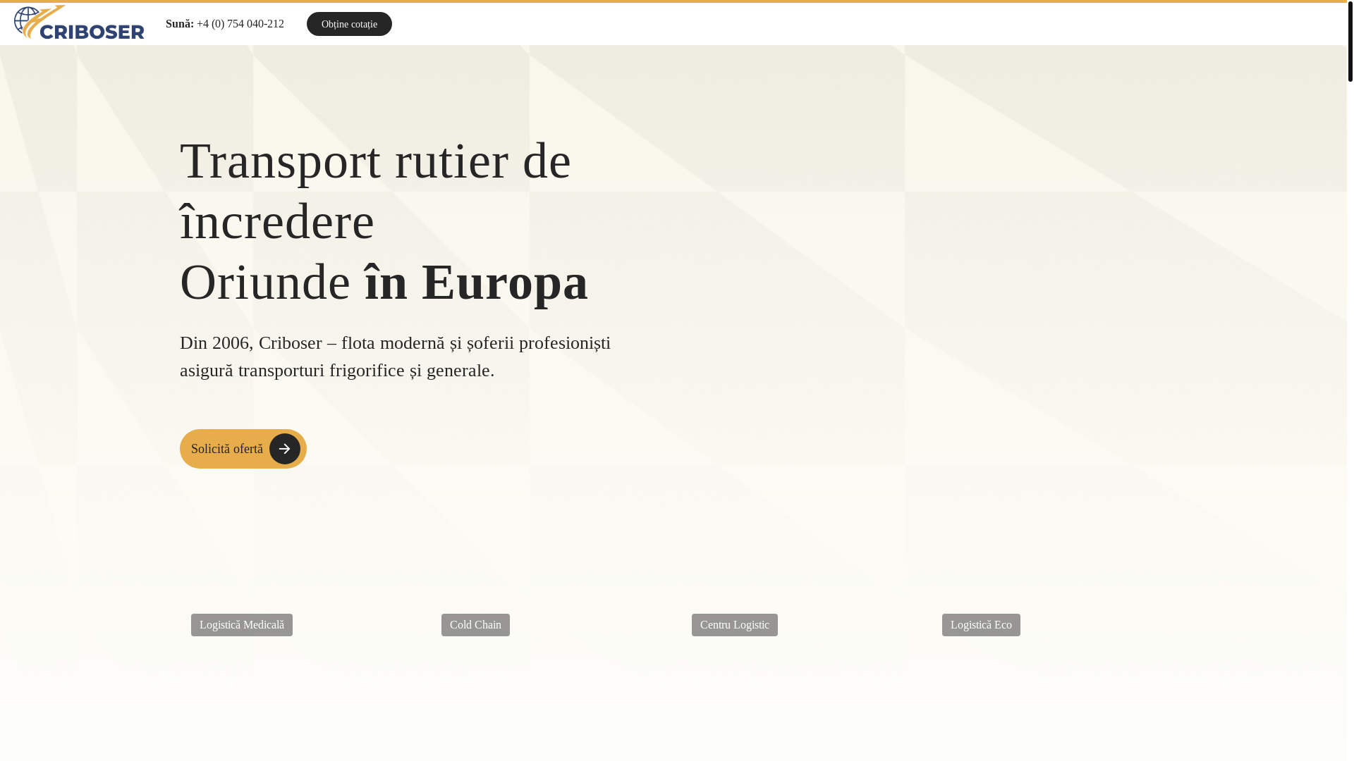 website screenshot of https://teamcriboser.com/