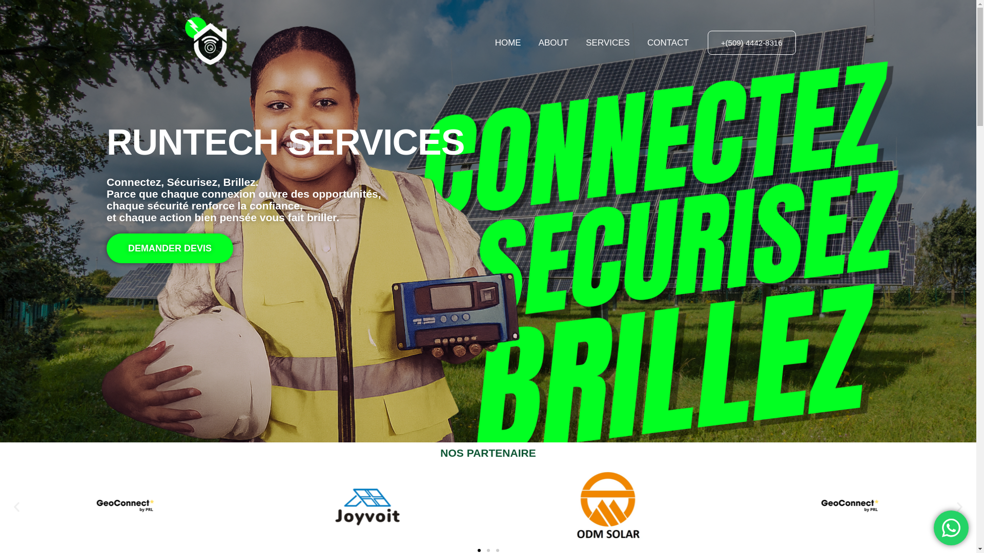 website screenshot of https://runtechservices.pro/