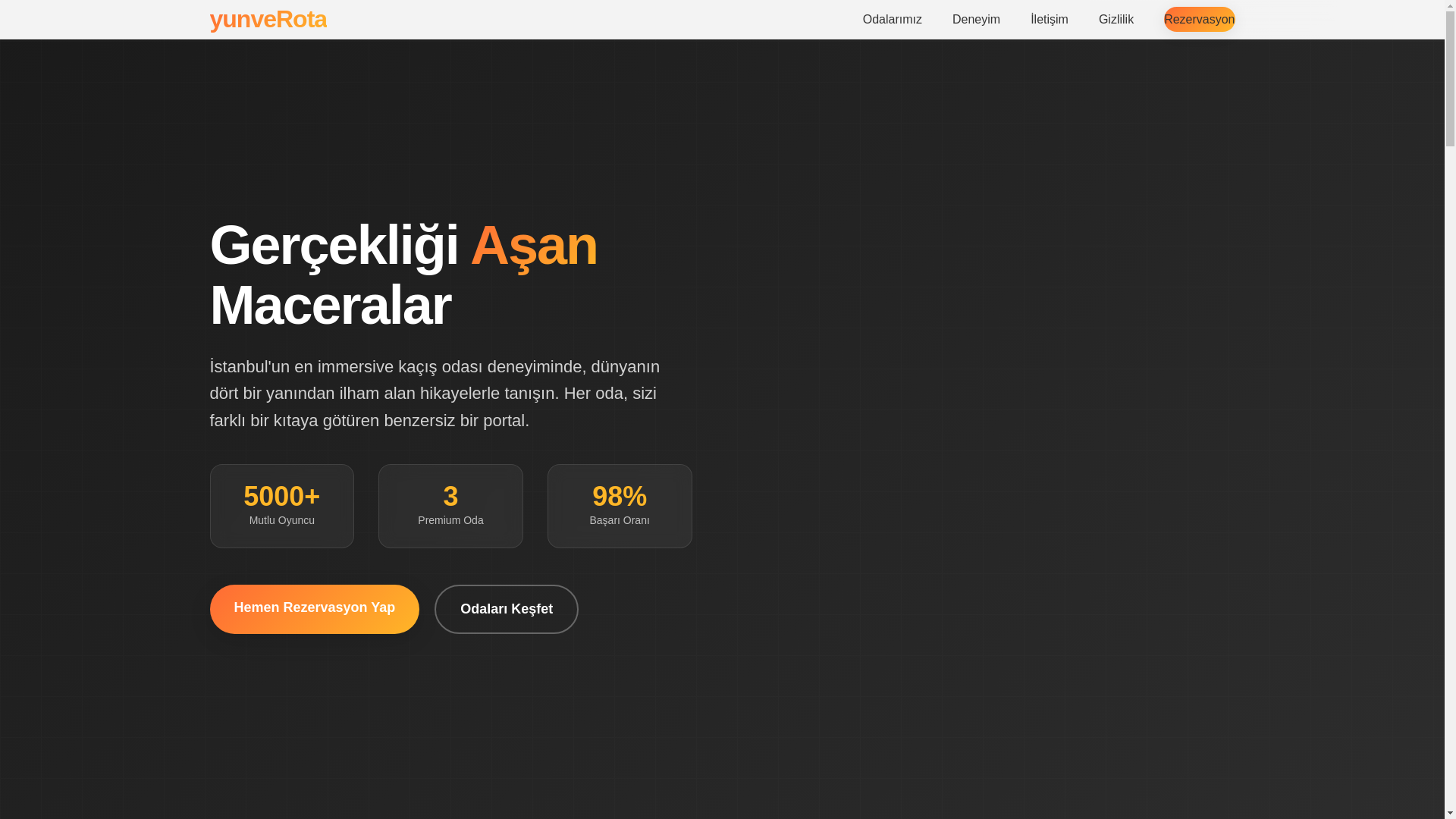 website screenshot of https://oyunverota.com/