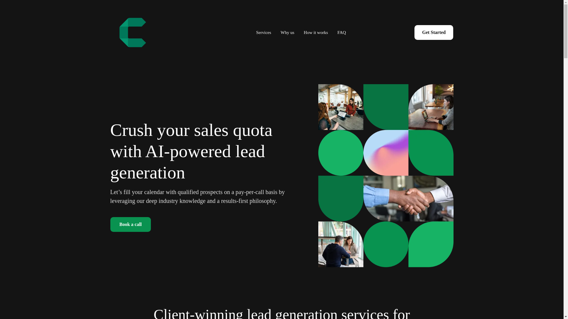 website screenshot of https://bycleanlead.com/