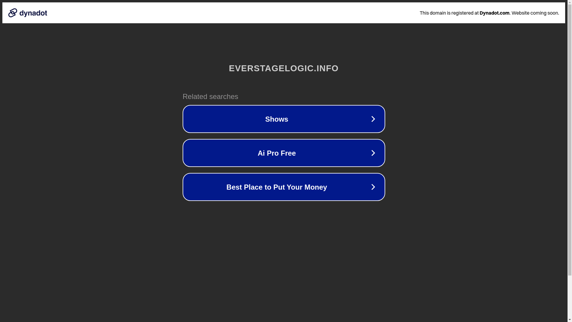 website screenshot of https://everstagelogic.info/