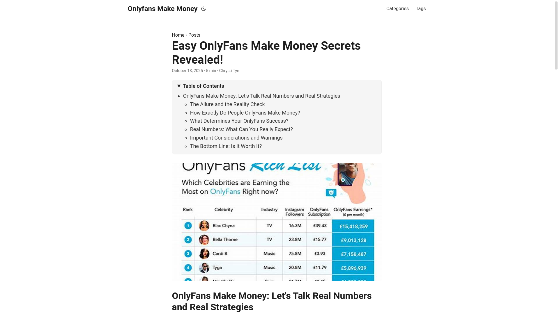 website screenshot of https://onlyfans-make-money.pages.dev/