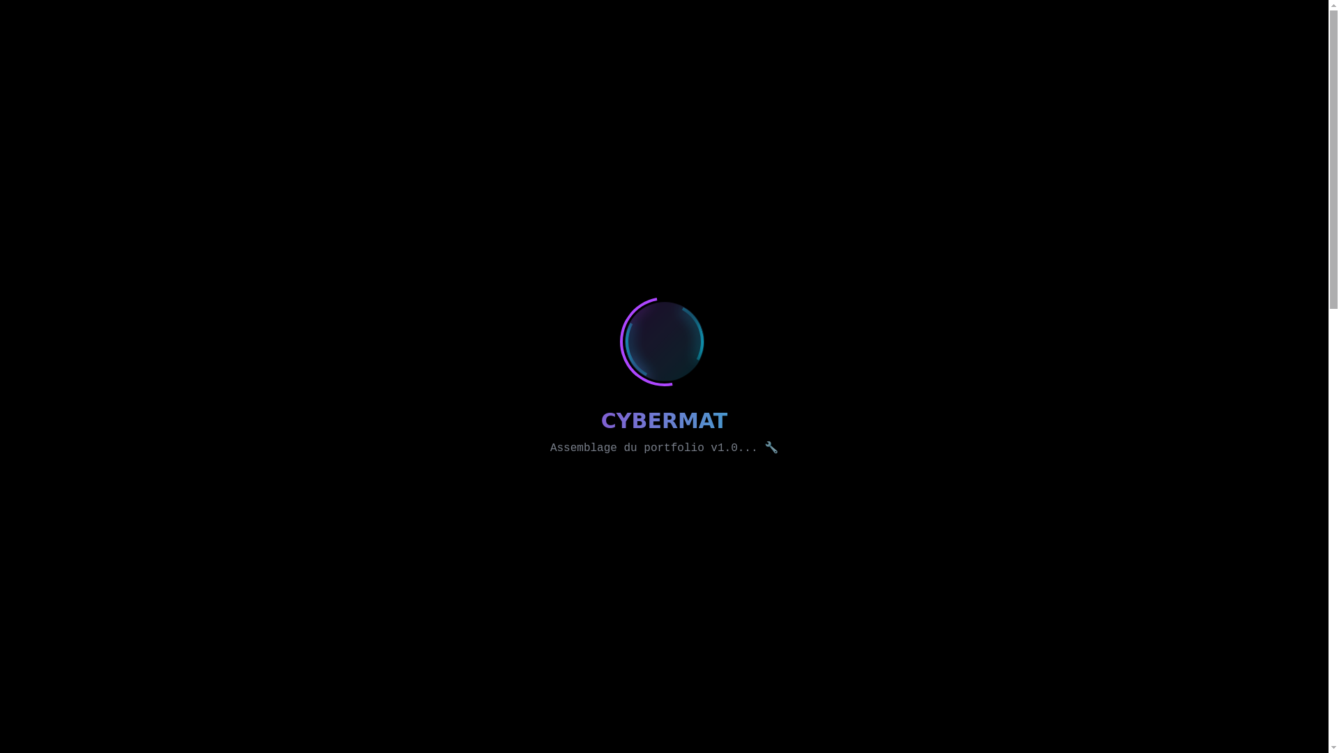 website screenshot of https://cybermat.fr/