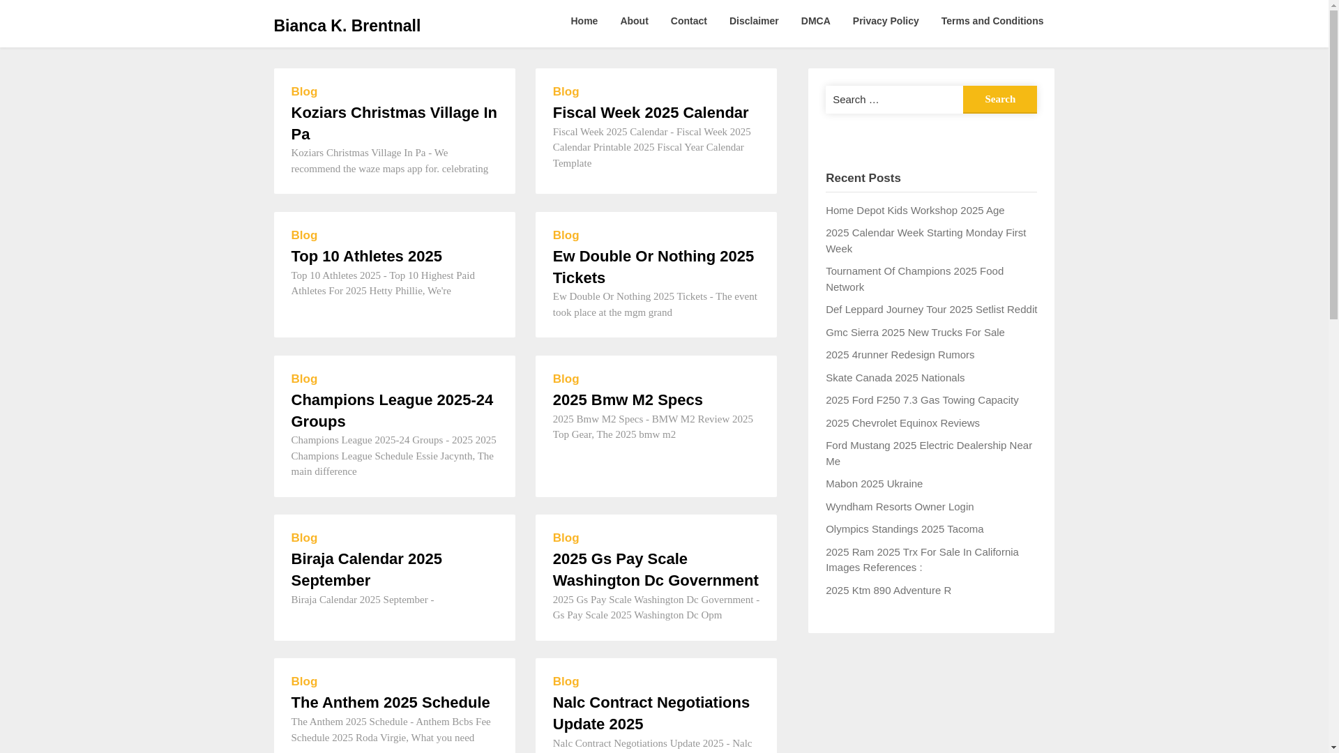 website screenshot of https://biancakbrentnall.pages.dev/